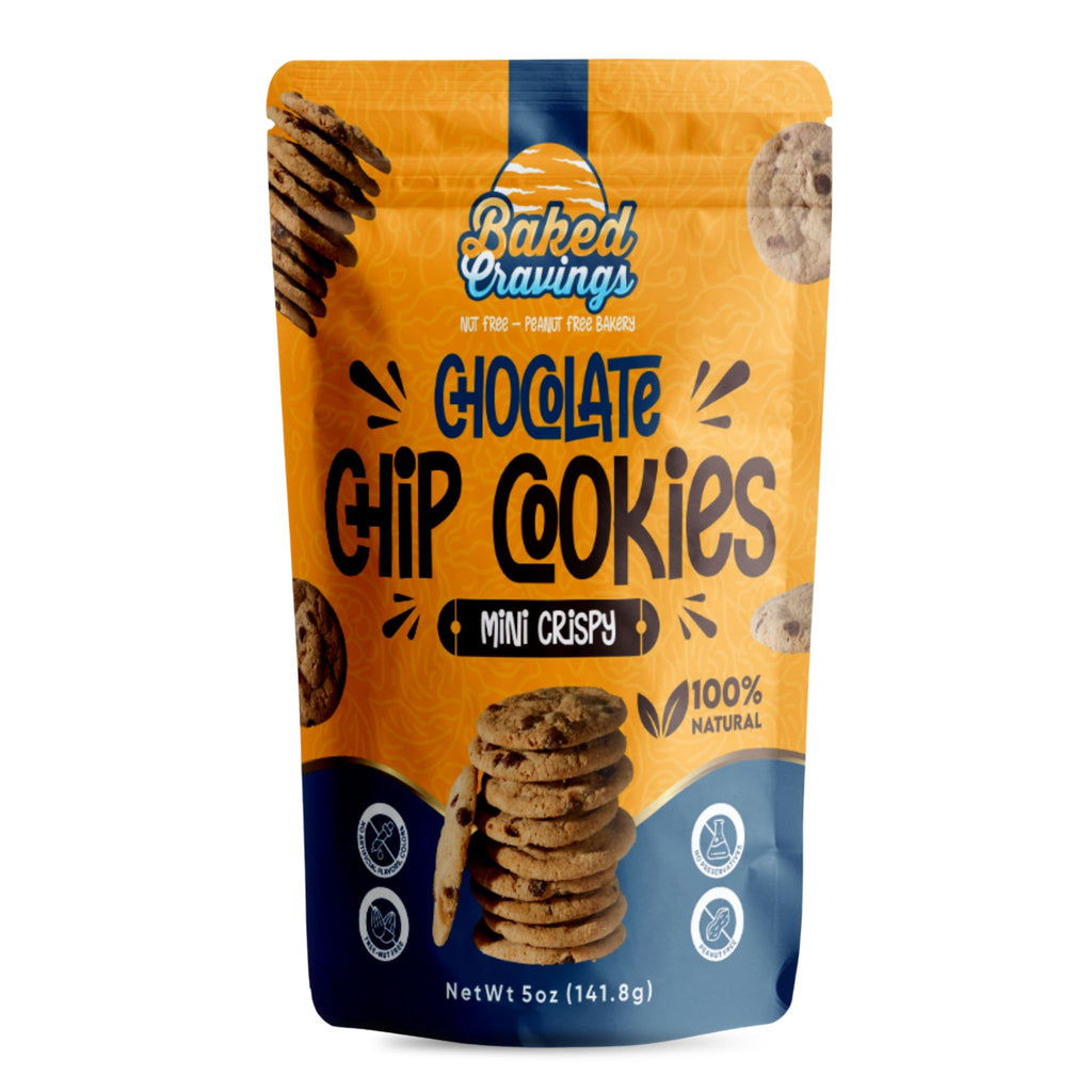 Chocolate Chip Mini Crisp Cookie Bag