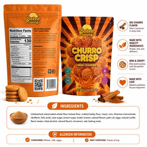 Churro Mini Crisp Cookie Bag